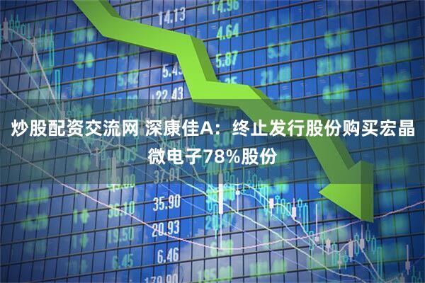 炒股配资交流网 深康佳A：终止发行股份购买宏晶微电子78%股份